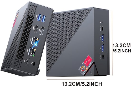 PC Mini – AMD Ryzen 7 5700U – 32GB DDR4 – 512GB SSD – WiFi 6