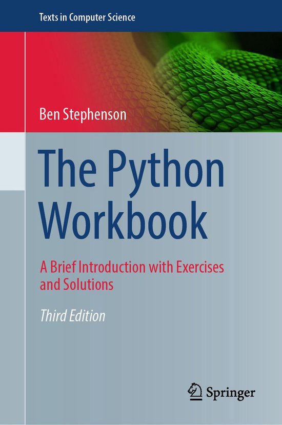 Computer Science (R0) - The Python Workbook - cover