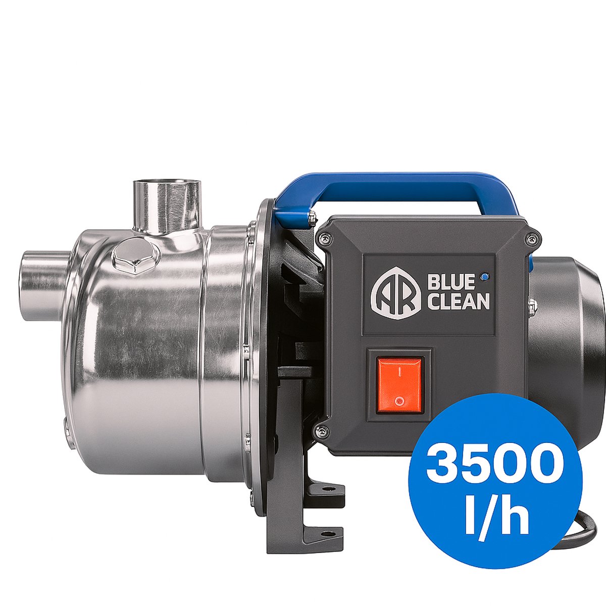 Annovi Reverberi ARGP 800P Beregeningspomp / Waterpomp 800W - 3500l/h - RVS Pomphuis - Zelfaanzuigend Tuinpomp - Aanzuigpomp - Voor besproeien van tuin / gazon