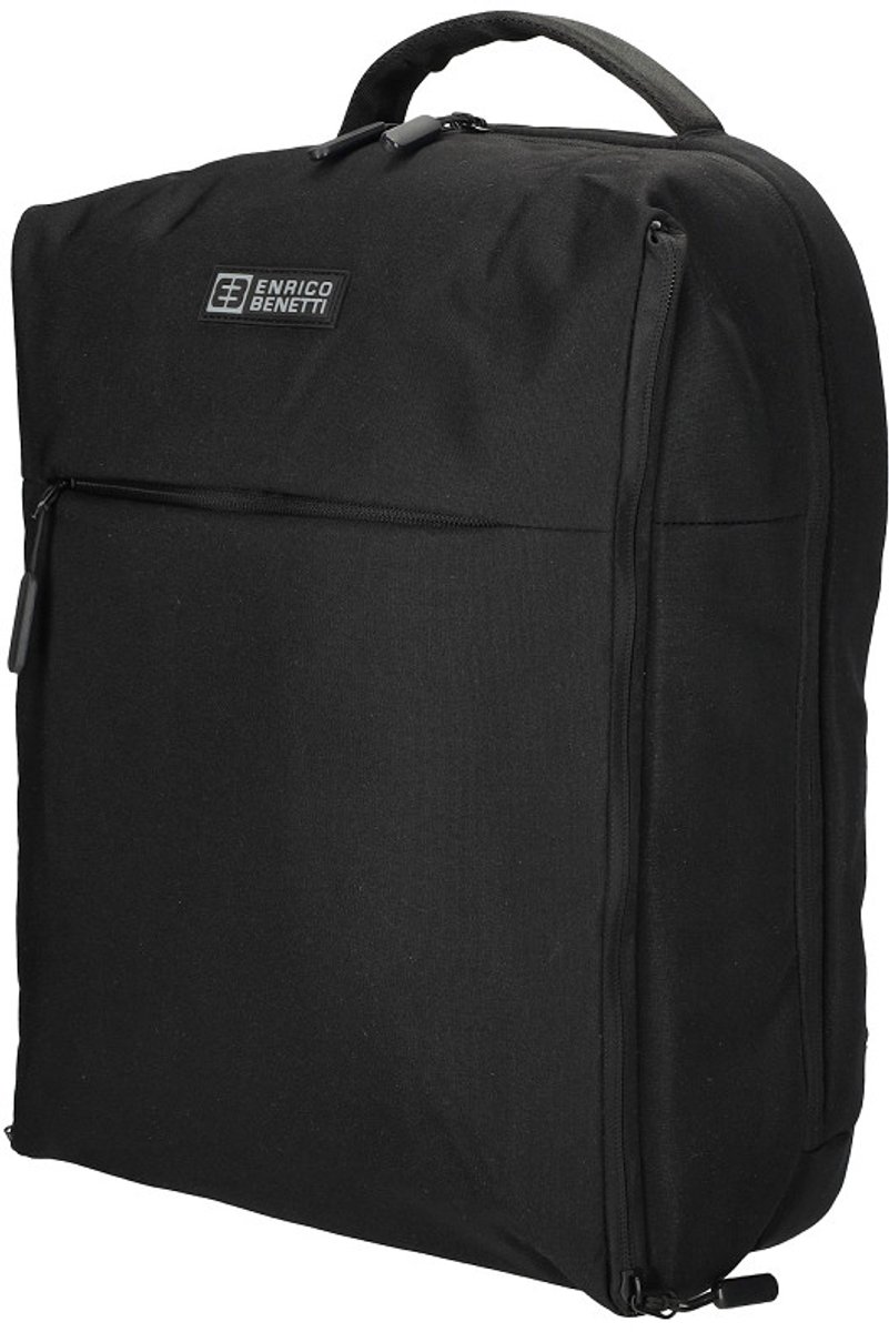 Enrico Benetti - Newcastle rugzak - laptop 15 inch - Zwart