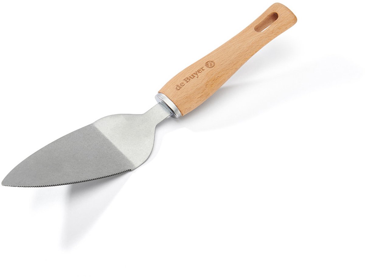 De Buyer B Bois Taartschep - 27,5cm - Hout - Rvs