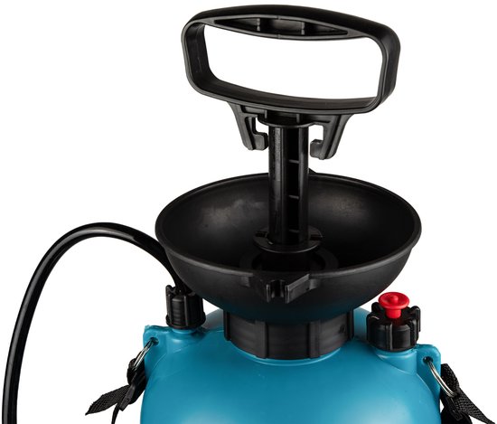 Sillar, druksproeier, handmatig, 5 liter, met modulaire lans van 54,5 cm, voor irrigatie, besproeiing, bespuiting, instelbare sproeistroom — afbeelding 3