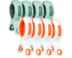 Strandlakenclip voor strandstoel - Handdoekhouder voor strandstoel - Goed formaat voor zwembadstoel - Stevige plastic strandstoelclip om te voorkomen dat de handdoek door de wind wegwaait - Zwaar en helder
