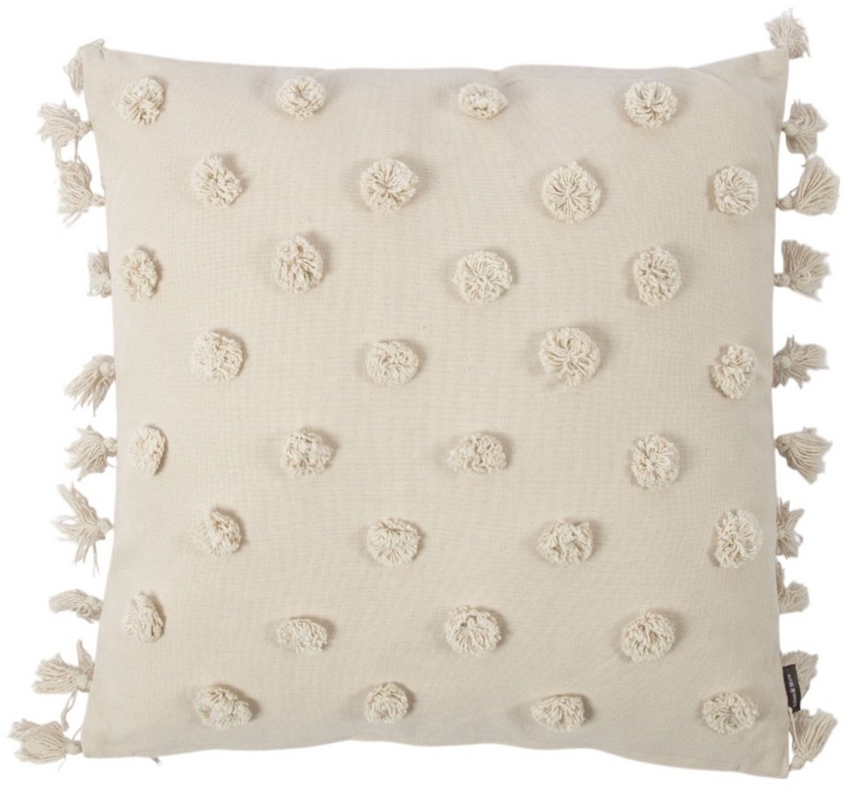Mars & More Rio birch cushion 45x45 cm Gebroken wit