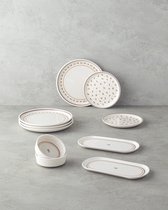 English Home - Service petit-déjeuner - Service de vaisselle 6 personnes - 26 pièces - Or