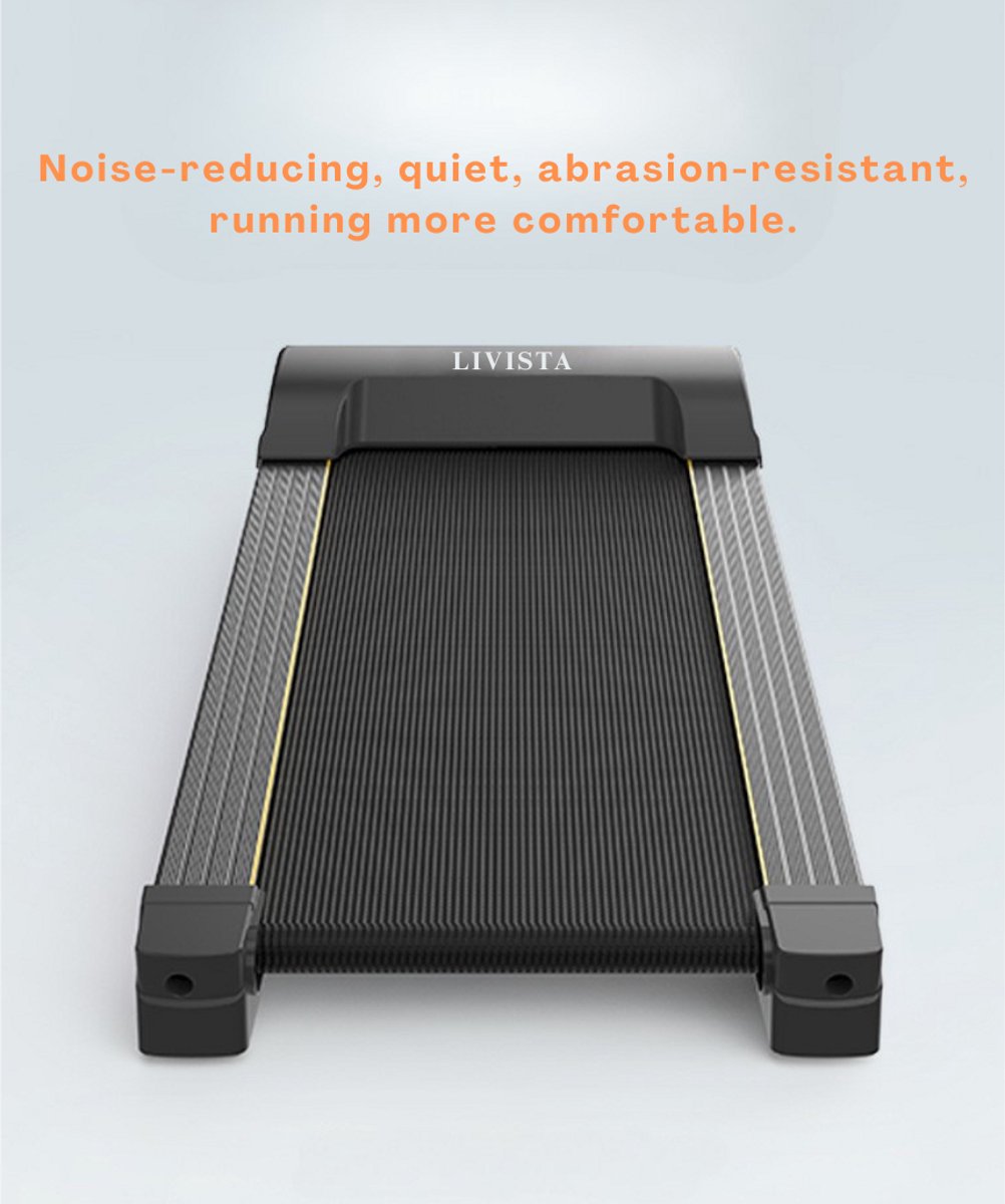Afbeelding 3 van Livista Opvouwbare Loopband voor Thuisgebruik – Extra Brede Antislip-Loopband – Digitale Stille Motor – Verstelbare Onderstelhoogte – Draagvermogen van 100 kg – 6 Modi, 40 Programma’s – 6-traps Schokdemping – Traploze Snelheidsregeling – Tot 12 km/u