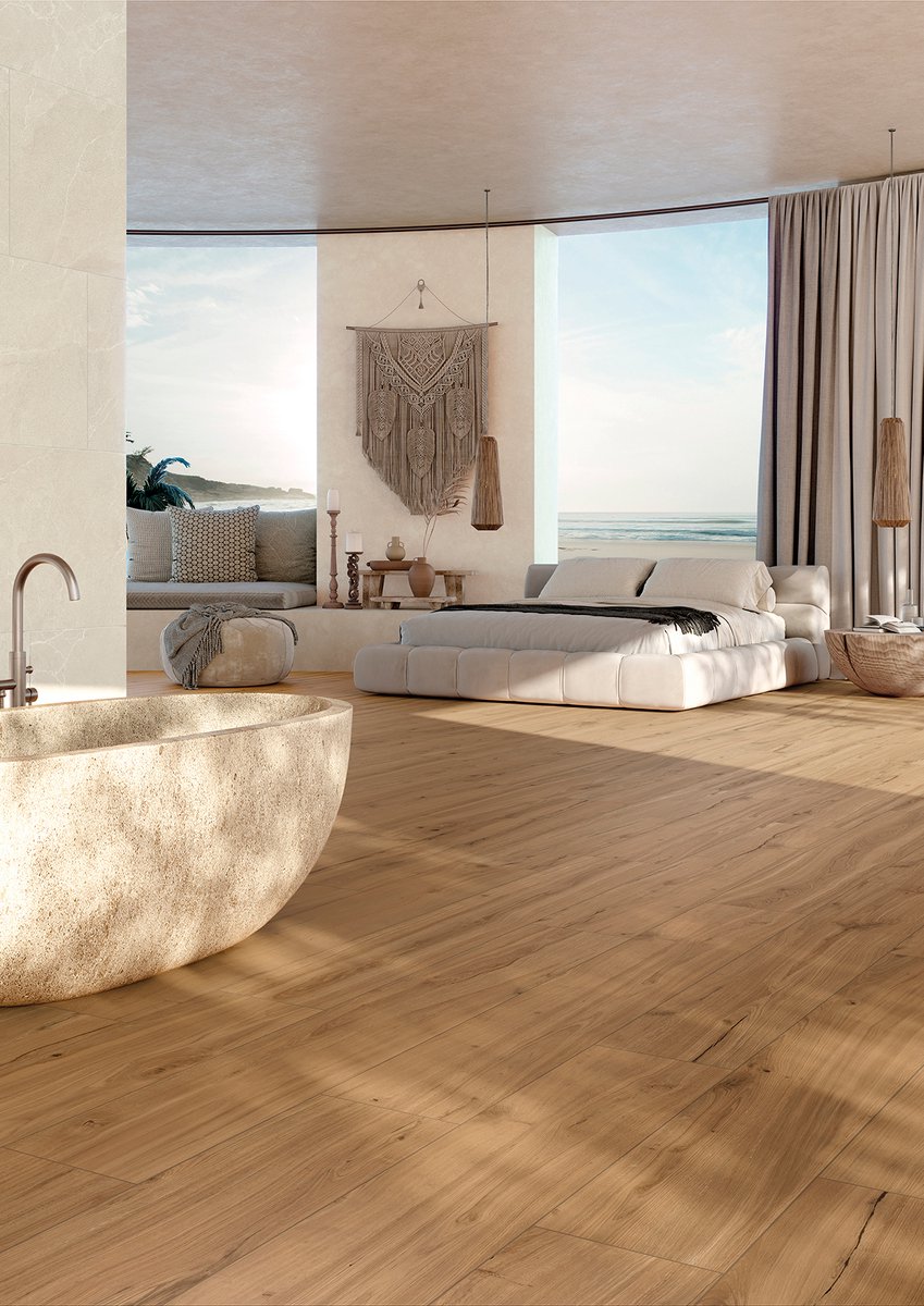 Houtlook - Wood Castagno - 1600x260x9mm - verkoop per M2