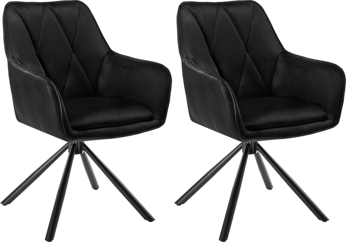 Eetkamerstoelen - Eetstoelen - Keukenstoelen - Ergonomische Scandinavische Stijl - 2 Stuks