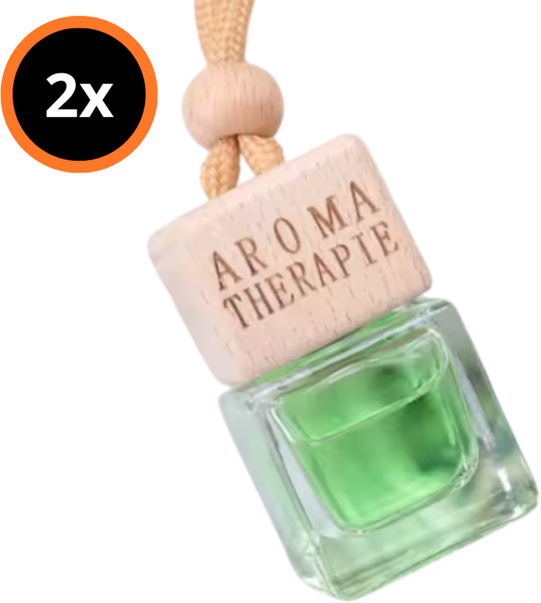 Goedkoopste Reqz Products Autoparfum Set van 2 Stuks - Jasmijn geur - Luchtverfrisser - Auto Geurverfrisser