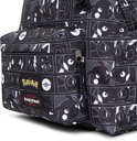 Zwarte Eastpak rugzak met Pokémon print, Eastpak logo en rits.