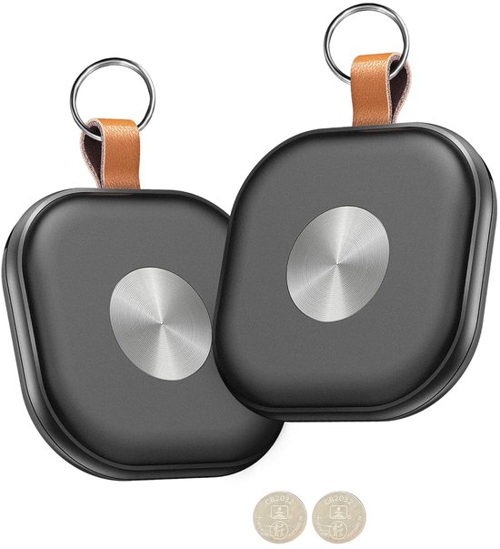 Locatie tracker – set van 2 – GPS – Bluetooth – geschikt voor iPhone