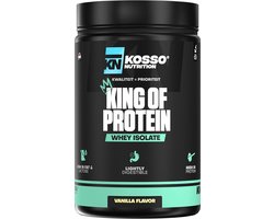 Kosso Nutrition – King of Protein – Whey Isolaat – Vanille – 27g Eiwit – Spieropbouw – 1000g