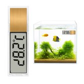 Aquarium Thermometer Zelfklevend I Digitaal I Nauwkeurige LED Diode Sensor I Batterij Vervangbaar en Gaat 1 Jaar Mee I Zilver