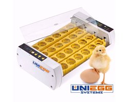 UniEgg® Luxe Broedmachine 24A | Automatisch | Geschikt voor 24 Eieren - Draait de eieren om - Volledig automatisch en inclusief waterdispenser - Automatische temperatuurregelaar | met Nederlandse handleiding