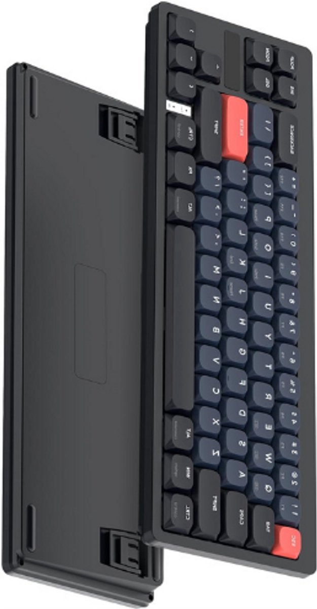 Thuys – Ultradun Draadloos Toetsenbord – 60% Mechanisch Gaming Toetsenbord – Bluetooth – 2.4 GHz Dual – Mode