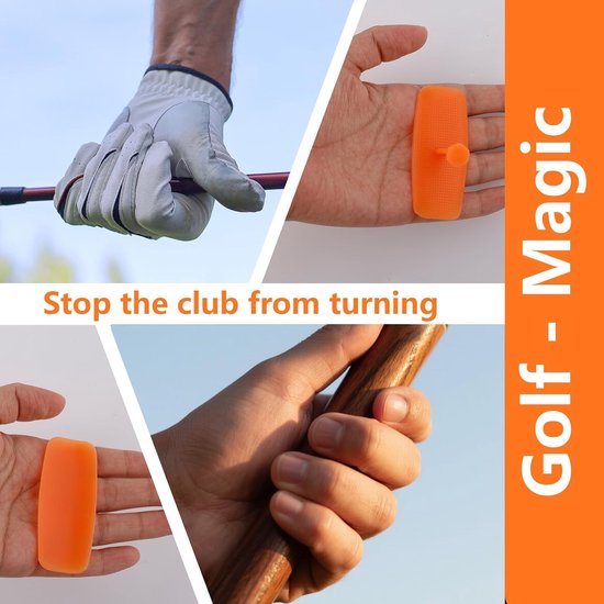 BOXOB 2Pcs Golf Training Grip Aid, Silicone T-Grip Golf Trainer Swing Training Tool Correct Posture Muscle Memory Exercise Equipment for Indoor and Outdoor Training Improved — afbeelding 5