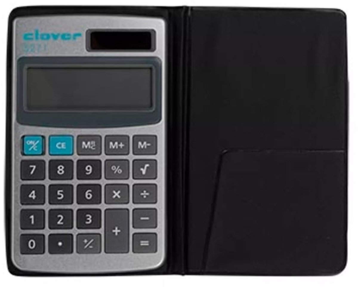 Clover - Rekenmachine 5271 met beschermingsetui