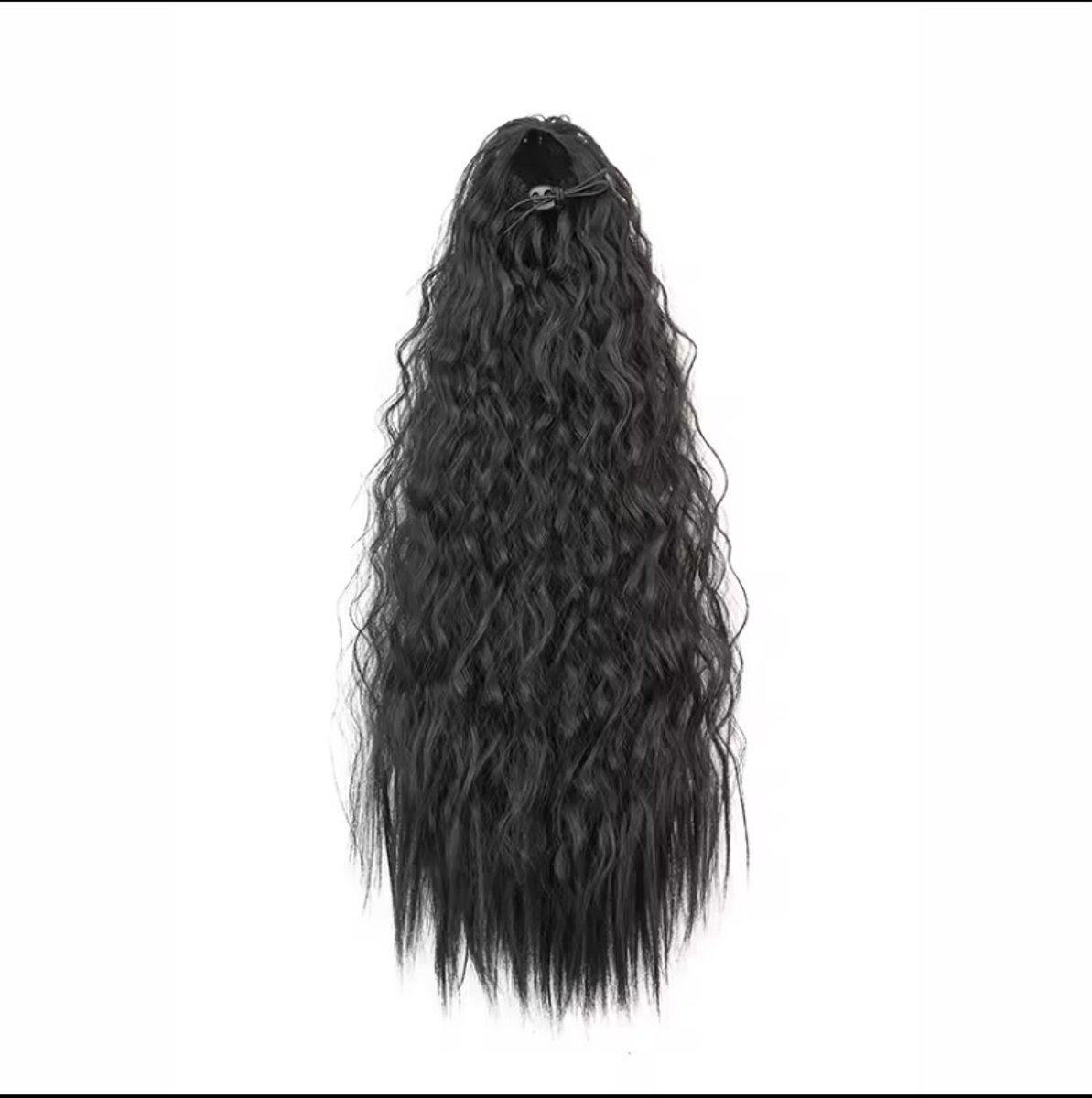 PAARDENSTAART EXTENSIONS - ZWART - SYNTHETISCH - 60 CM