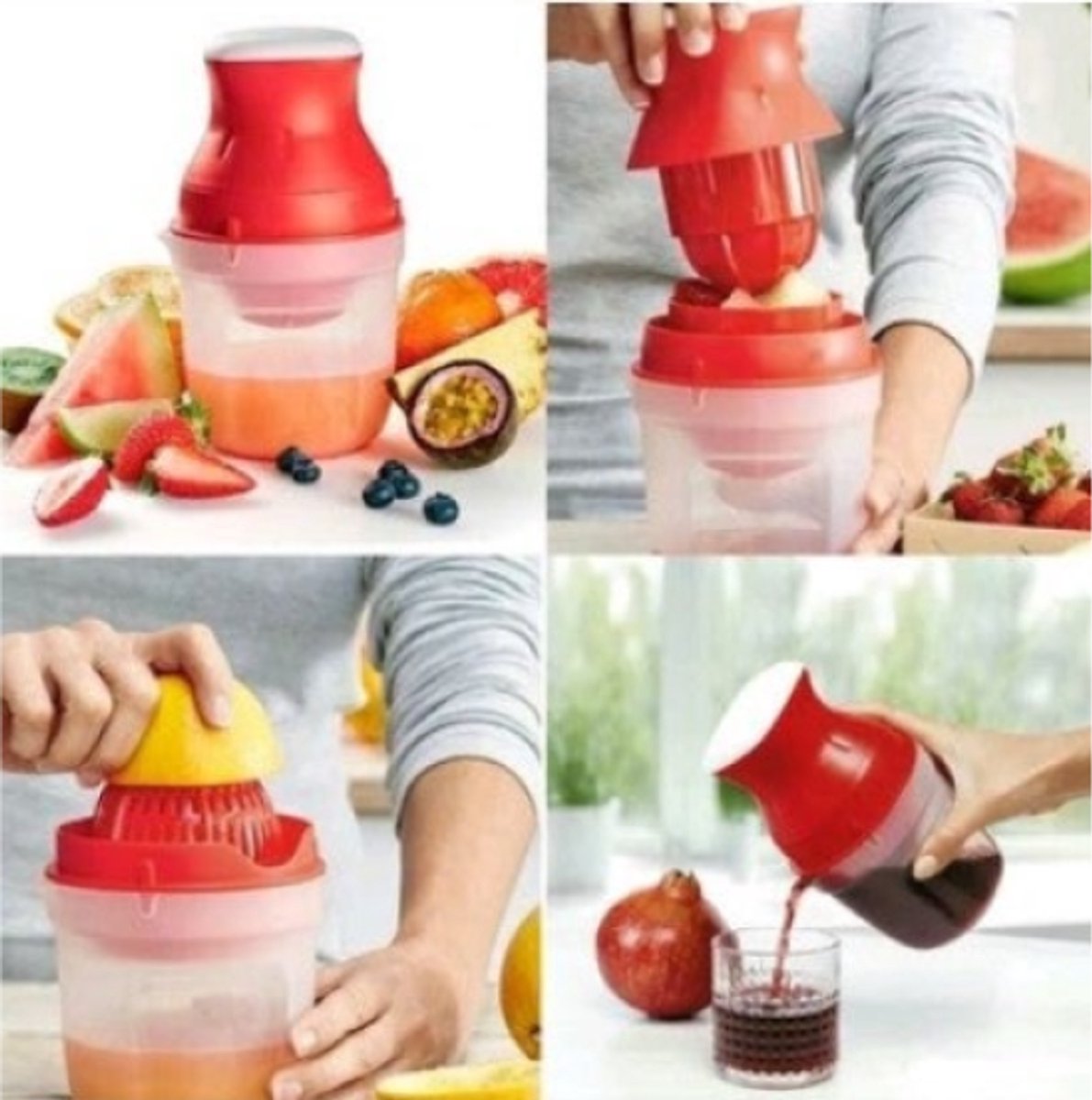 Tupperware Vitamine Max, Granaatappel-, Watermeloen en Citruspers