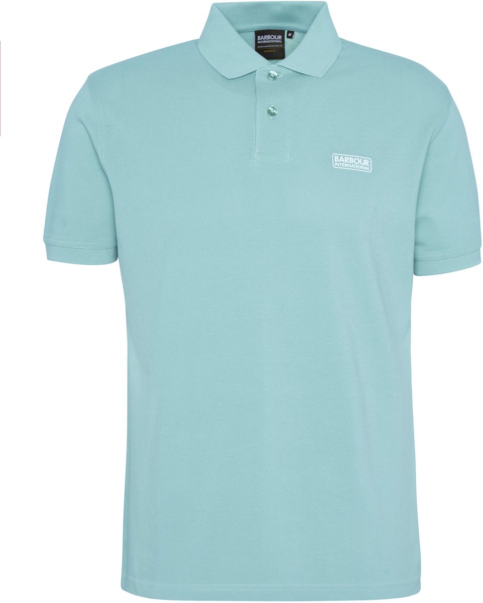 BARBOUR - Polo - Maat M - Mannen - GRIJS -