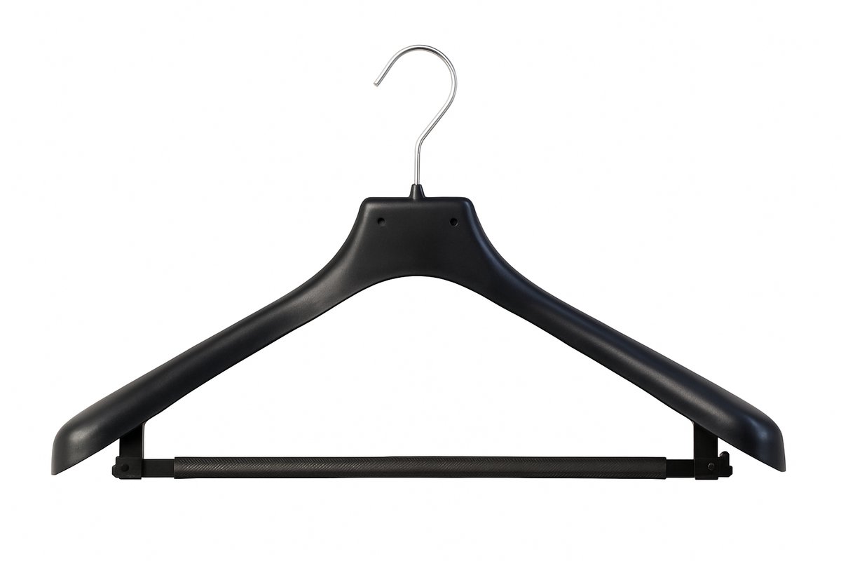 SM-48 ML - Zware mantelhanger met broeklat - 20 stuks