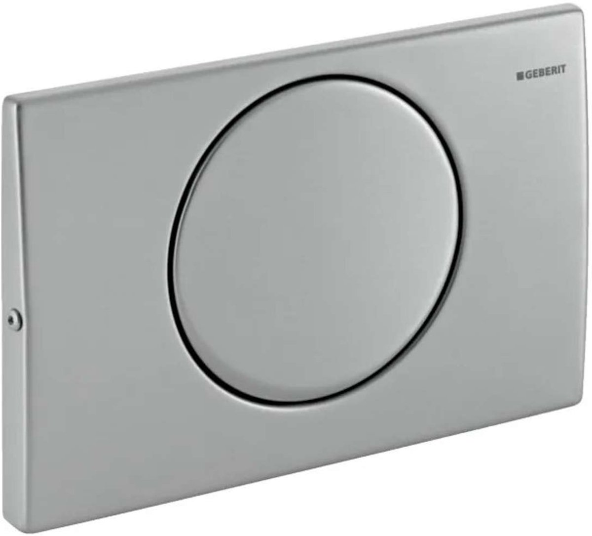 Geberit Delta10 - Bedieningsplaat, rvs 115.108.00.1
