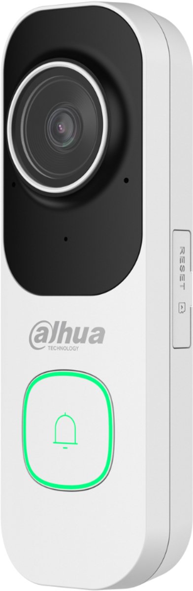 Dahua Slimme WiFi Deurbel met Camera Wit geen abonnementskosten