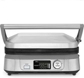 Cuisinart - Griddler & Wafelmaker - 6-in-1 Tafelgrill - 80–230°C - Digitale Display - Omkeerbare Platen - RVS