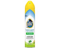 PLIZ Nettoyant Multi-Surfaces Fraîcheur Citron Vert le flacon de 250mL PLIZ Multi-Surface Cleaner Kalk Frisheid de 250 ml fles