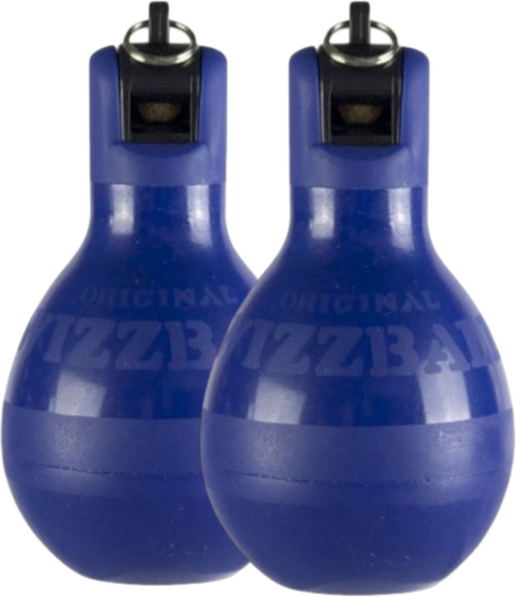 Handfluit - Knijpfluit Original Blauw set van 2