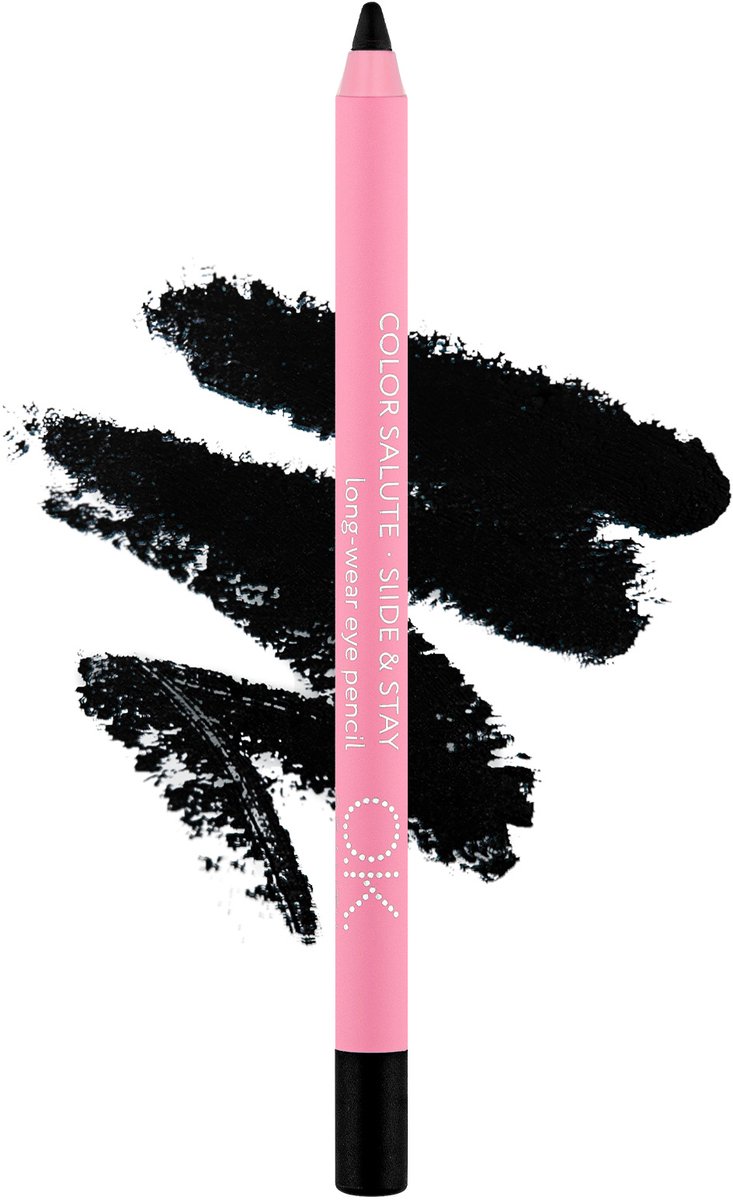 Oogpotlood - Eyeliner pencil - Long-lasting - Smudgeproof - Eyeliner - Black - Veegvast - Langhoudend - Intens zwart - OK Beauty