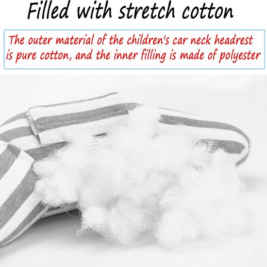 1 Stuks grijs(30x15x11cm) Gordelkussen voor kinderen, autoslaapkussen, reis-nekkussen, veiligheidsgordel, autostoel, hoofdkussen, riem, kussen, schouderbescherming - Universeel Veiligheidsgordel Slaapkussen voor Kinderen Volwassenen van Ardi Traders. — afbeelding 2