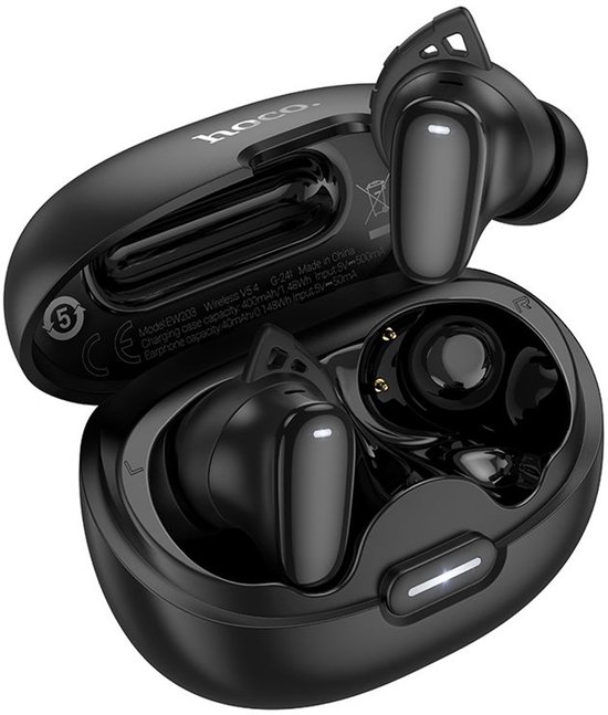 Dufiga Bluetooth 5.3 In-ear Oortjes – Met Digitaal Display Oplaadcase, 60 Uur Afspeeltijd, IPX4 Waterdicht