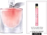 Lancôme La Vie est Belle Eau de Parfum + Cadeau - La Vie est Belle Eau de Parfum 150ml & La Vie est Belle L'Elixir Eau de Parfum 10ml - Navulbare Parfum - Totaal 160ml