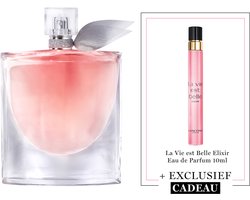 Lancôme La Vie est Belle Eau de Parfum + Cadeau - La Vie est Belle Eau de Parfum 150ml & La Vie est Belle L'Elixir 10ml Cadeau - Navulbare Parfum - Totaal 160ml