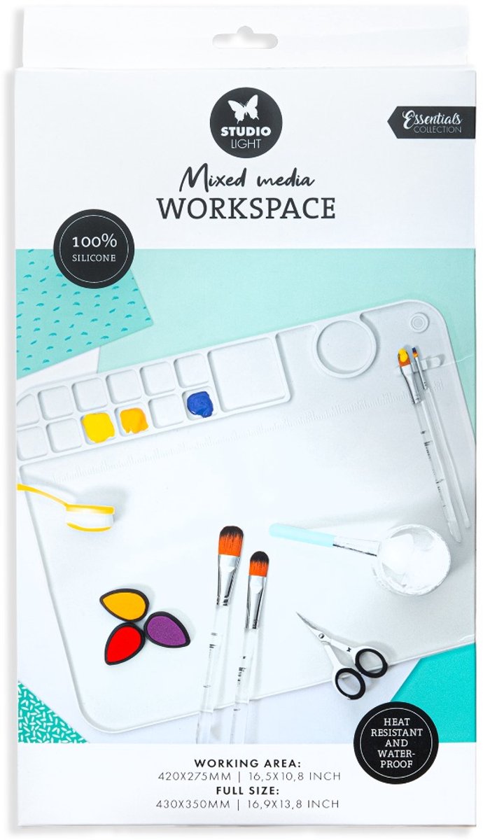 Mixed media workspace