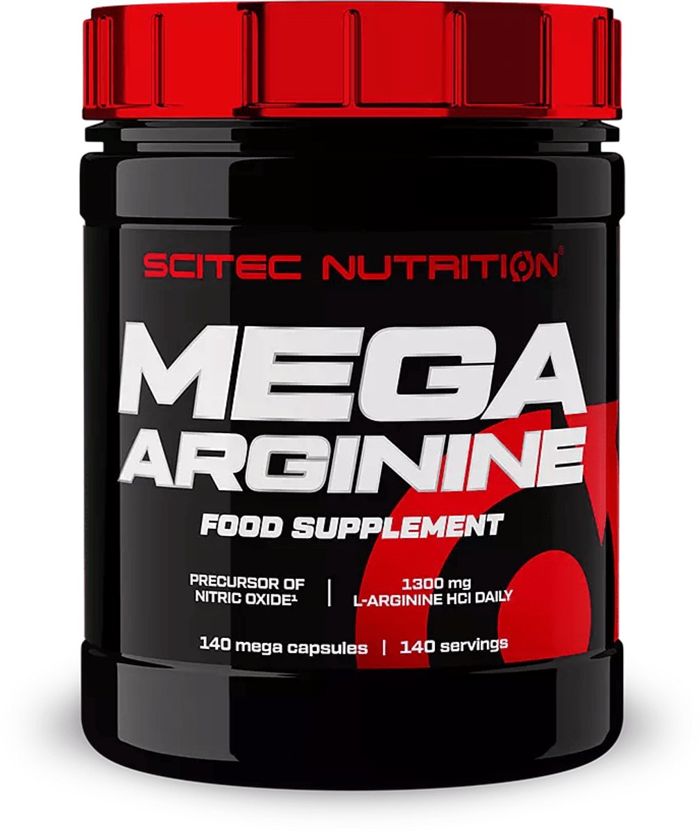 Scitec Nutrition® - Mega Arginine (140 capsules) - L-arginine hydrochloride - aminozuur - aminozuren