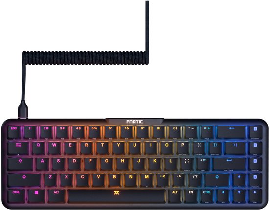 Fnatic STREAK65 LP toetsenbord Gamen USB QWERTY US International Zwart