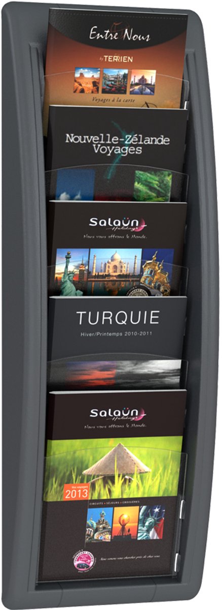 Paperflow wandfolderhouder zwart