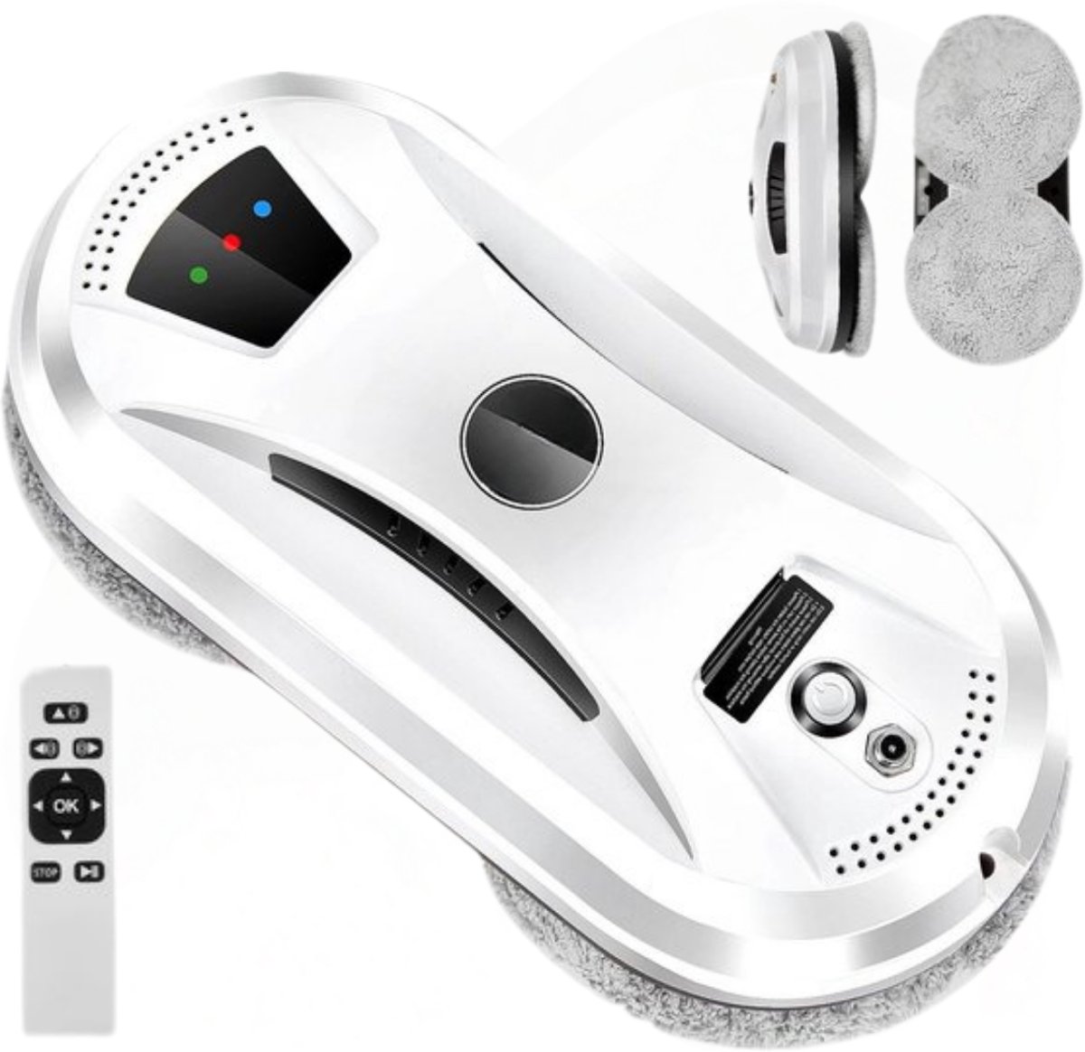 Velours Max® - Ramenwasser - Robot Ramenwasser - Ruitenreinger - Ramenwisser - Raamwisser - Met Afstandsbediening - Snoerlengte 4m - Ramen Reinger - Robot Ruitenreiniger - Robot Ramenwasser - Dweilrobot - Robotstofzuiger - Ruitenreiniger Elektrisch