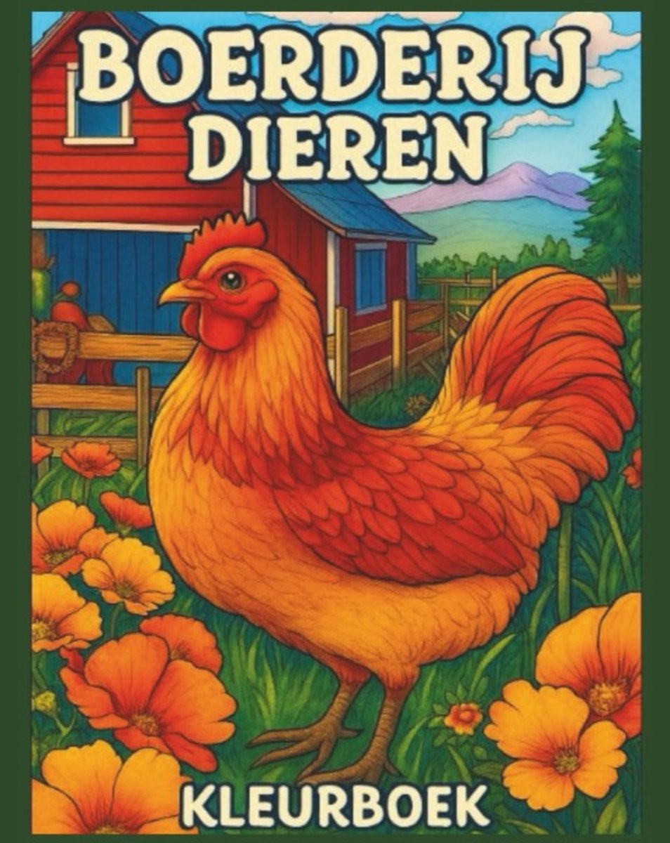 Artful Pixels - kleurboek - Boerderij Dieren Kleurboek – 50 Leuke en Lieve Boerderijdieren om in te Kleuren – Voor Kinderen en Volwassenen