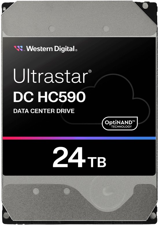 Western Digital DC HC590 interne harde schijf 24 TB 7200 RPM 3.5" SATA — afbeelding 3