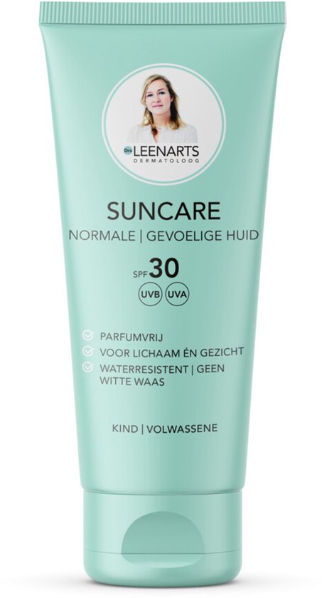 Drs Leenarts Zonnebrand SPF30 voor Gezicht & Lichaam - Parfumvrij - Crème - 100 ml
