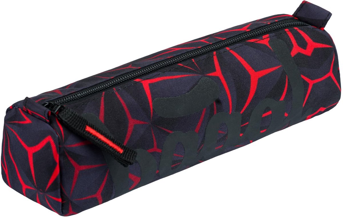 Baagl Pennen Etui Red Polygon