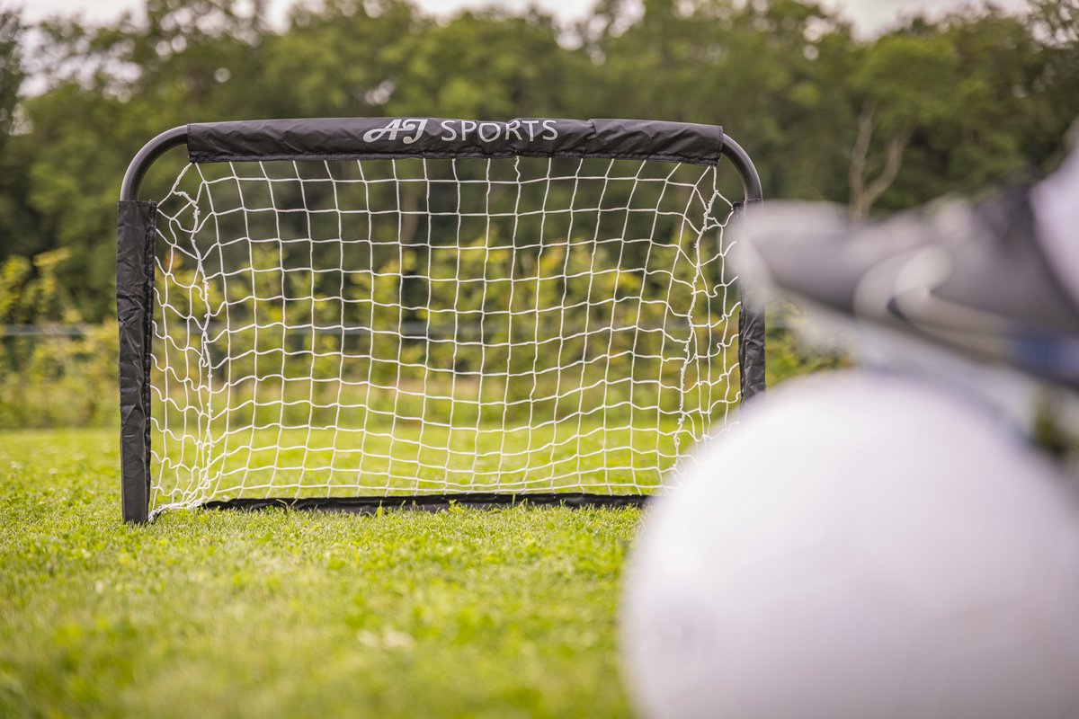 AJ-Sports Voetbaldoel 90x60x35cm - 2 Stuks! - Voetbal goal - Voetbaltraining - Stalen buizen - Zwart — afbeelding 10