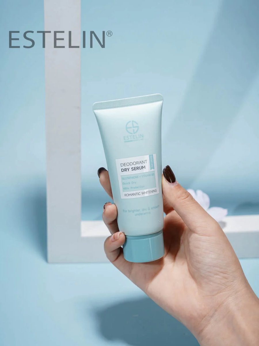 Estelin - Deodorant Dry Serum - Glutathione + Vitamin B3 - 60 ML