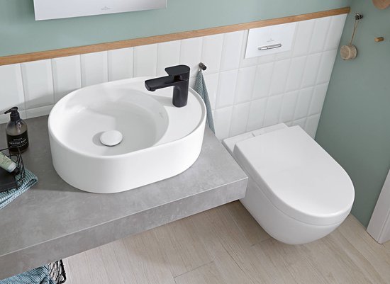 Villeroy & Boch Embrace badafvoer met overloop complete set wit U90959201