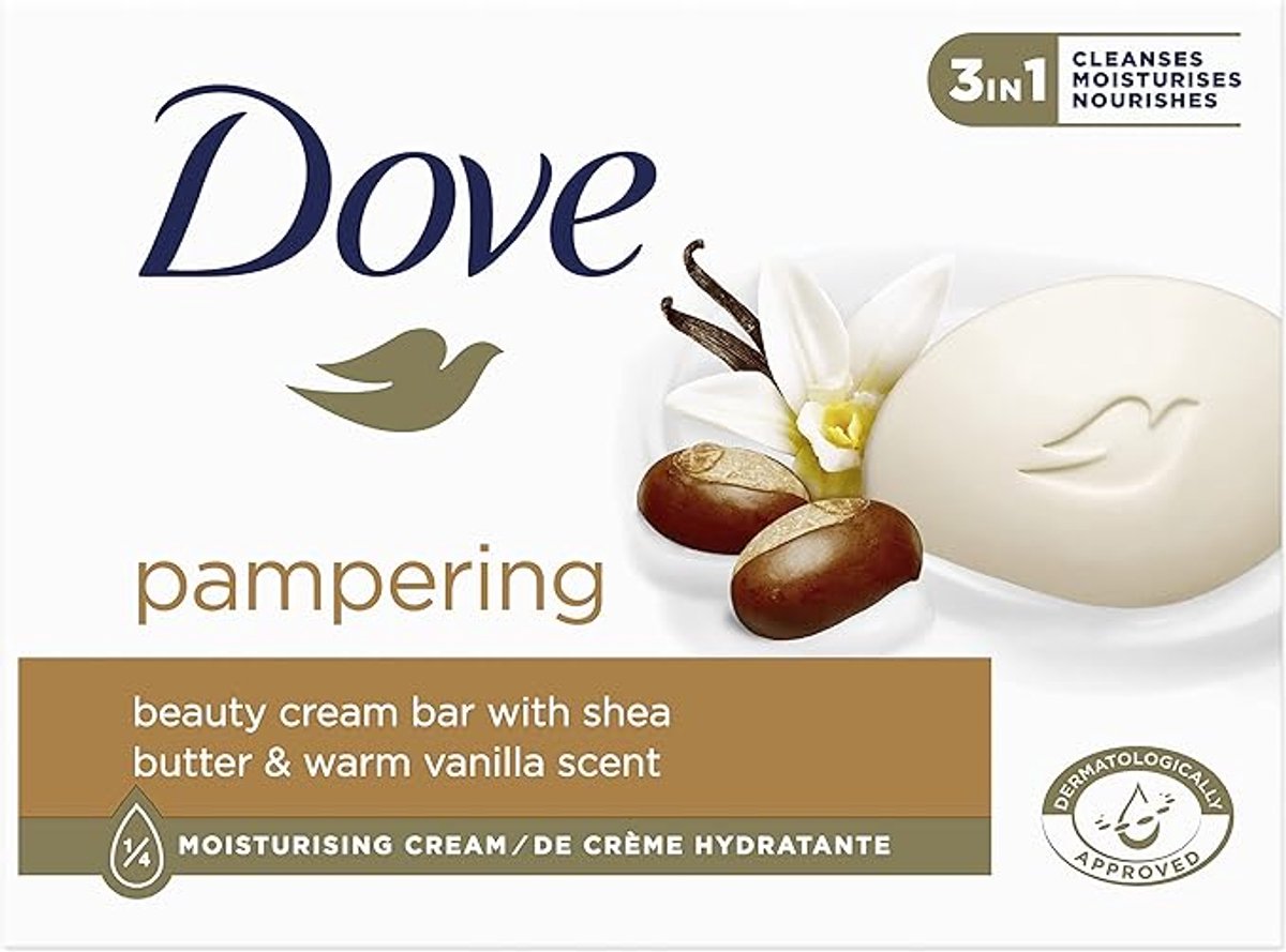 Dove Zeep Sheabutter Vanille 10 x 90 gram — cadeau in Cadeau-ideeën - foto 2