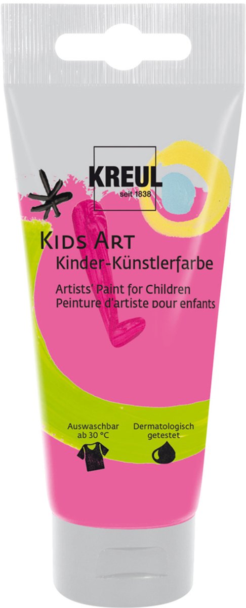 Krul Kinderverf, 75 ml, robijnrood