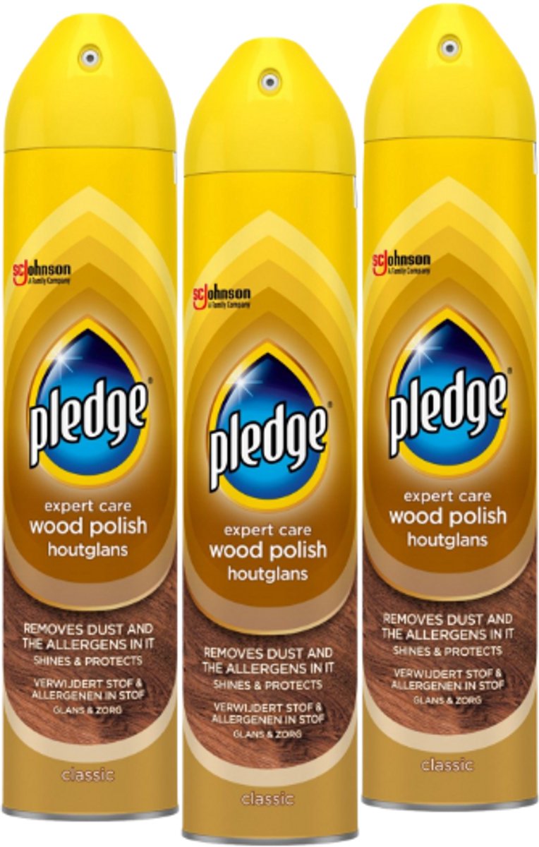 3x Pledge Meubelspray Classic